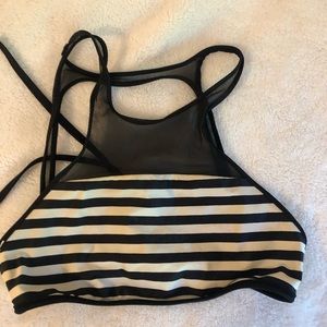 lululemon small reversible halter swim top